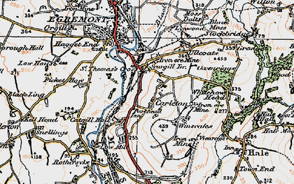 Old map of Carleton in 1925