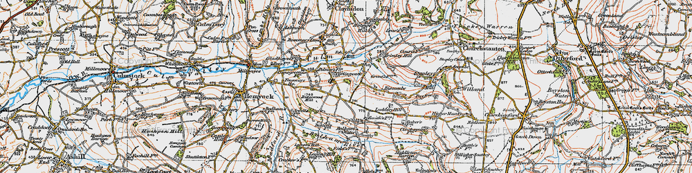 Old map of Carlingwark in 1919
