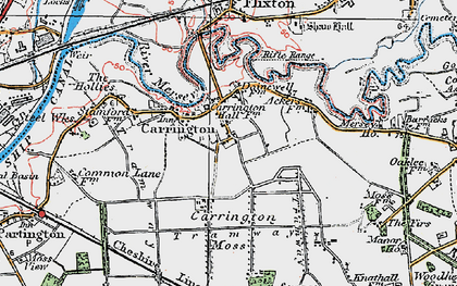 Old map of Carrington in 1923