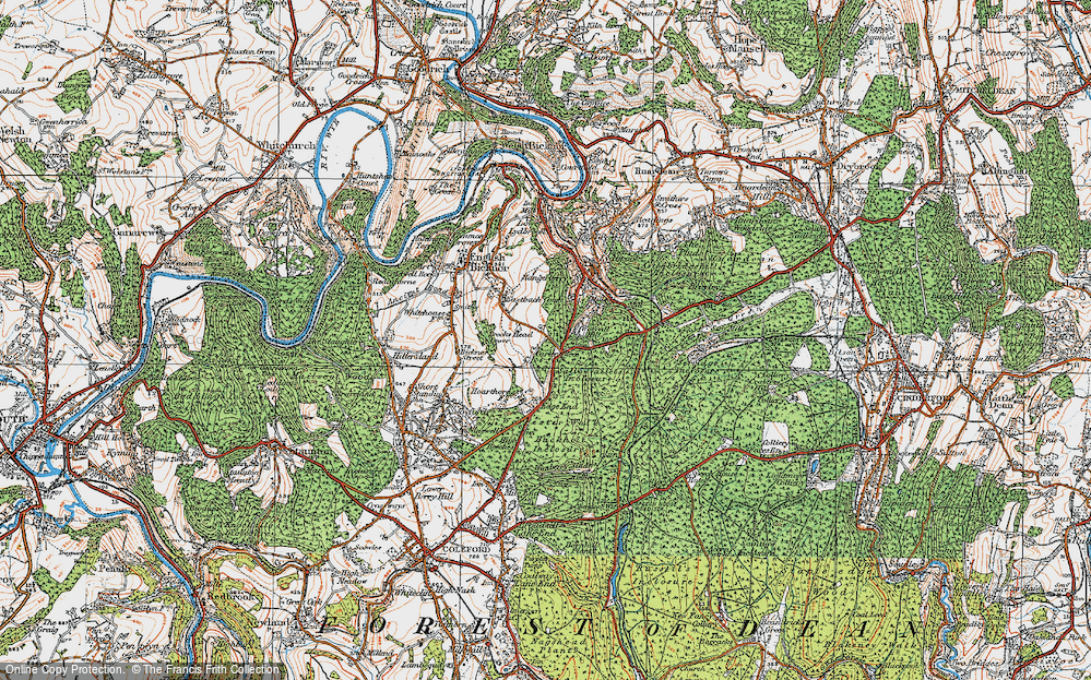 Old Map of Carterspiece, 1919 in 1919