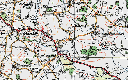 Old map of Castle Hill in 1920