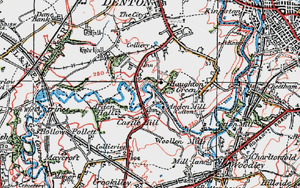 Old map of Castle Hill in 1923