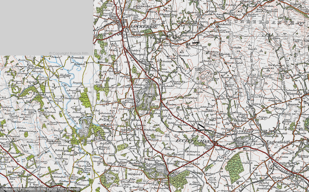 Old Map of Castlemilk, 1925 in 1925