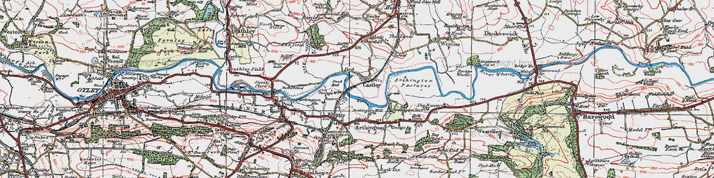 Old map of Arthington Ho in 1925