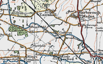Old map of Cathiron in 1920