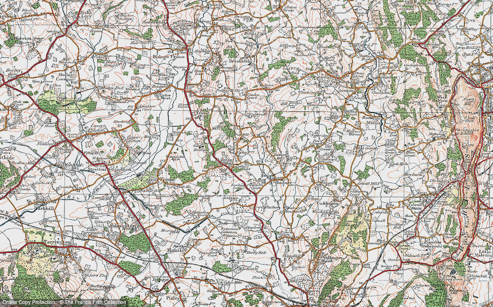 Old Map of Catley Southfield, 1920 in 1920