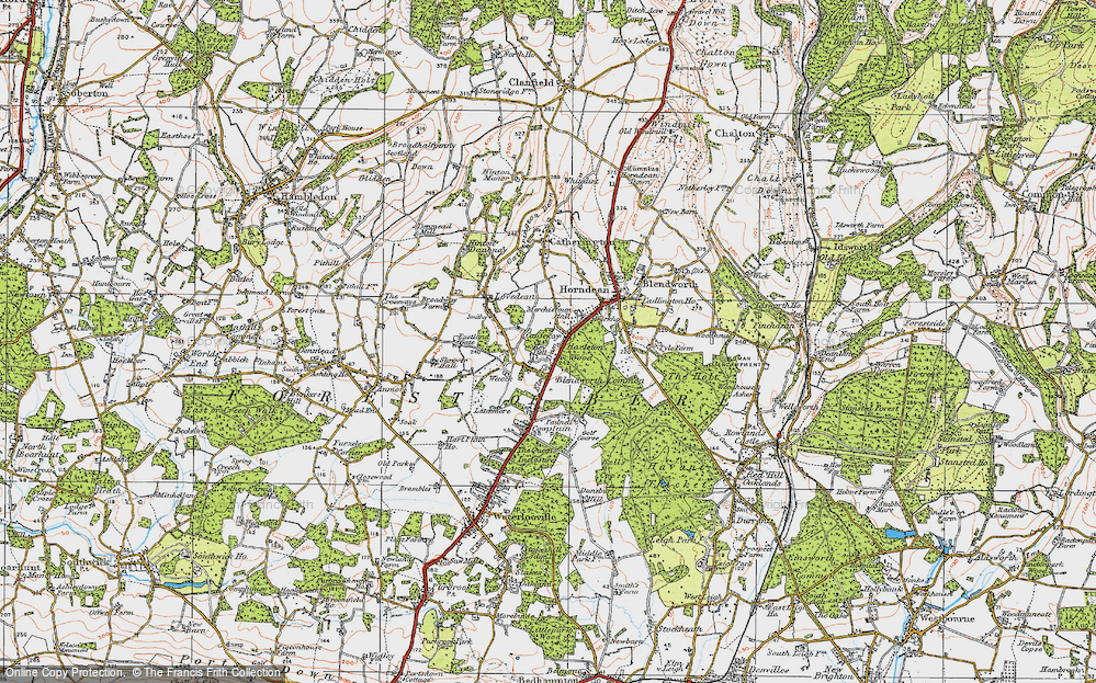 Old Map of Causeway, 1919 in 1919