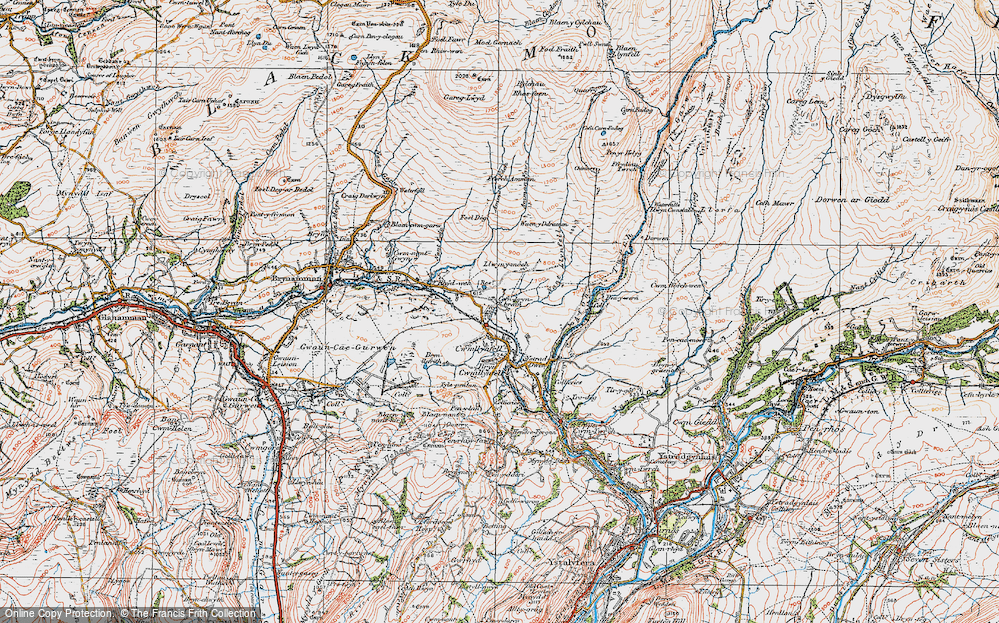 Cefn-bryn-brain, 1923