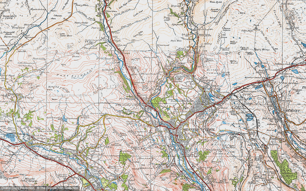 Cefn-coed-y-cymmer, 1923