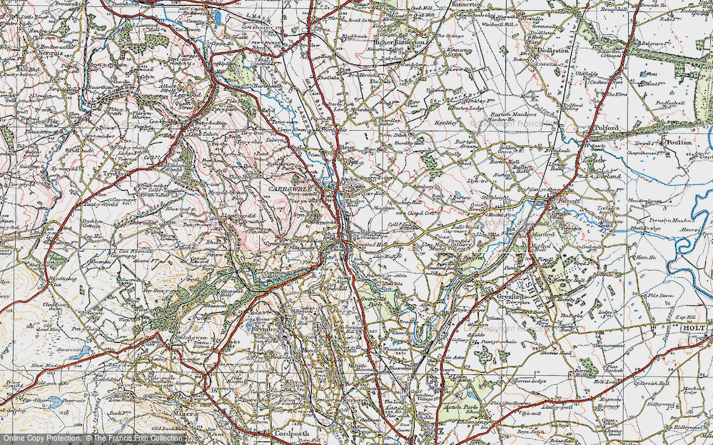 Old Map of Cefn-y-bedd, 1924 in 1924