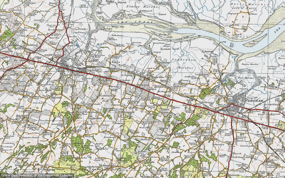Old Map of Cellarhill, 1921 in 1921