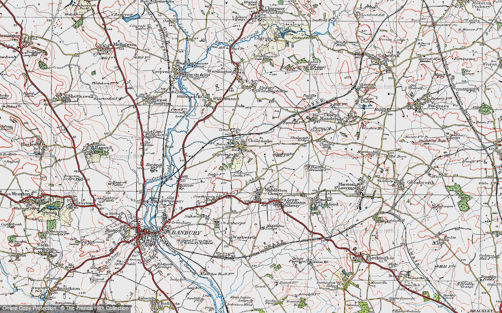 Old Map of Chacombe, 1919 in 1919