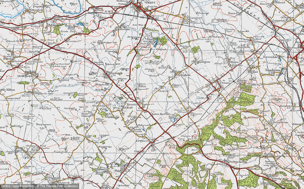 Old Map of Chalford, 1919 in 1919