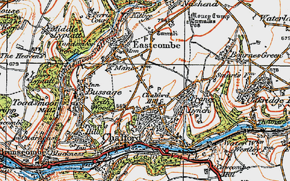 Old map of Chalford Hill in 1919