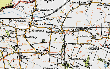 Old map of Chalkfoot in 1925