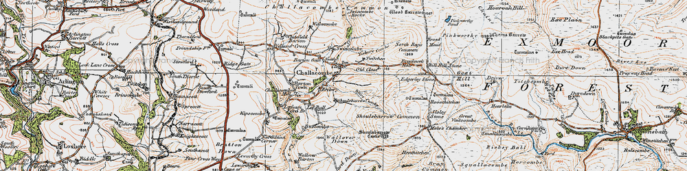 Old map of Breakneck Hole in 1919