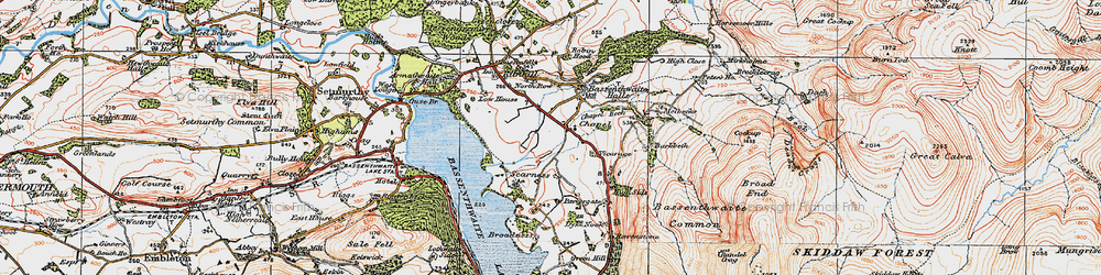 Old map of Chapel in 1925