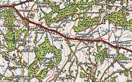 Old map of Beaconland in 1920