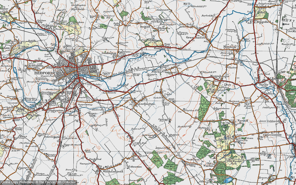 Old Map of Chapel End, 1919 in 1919