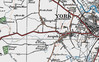 Old map of Chapel Fields in 1924