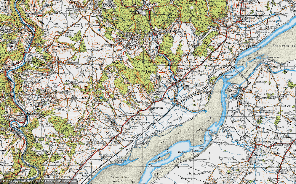 Old Map of Chapel Hill, 1919 in 1919