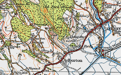 Old map of Chapel Hill in 1919