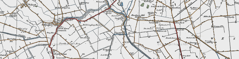 Old map of Chapel Hill in 1923