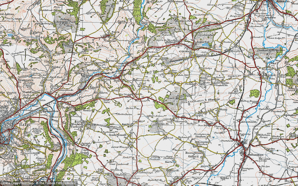 Old Map of Chapel Plaister, 1919 in 1919