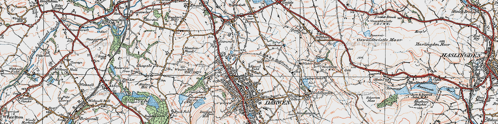 Old map of Chapels in 1924