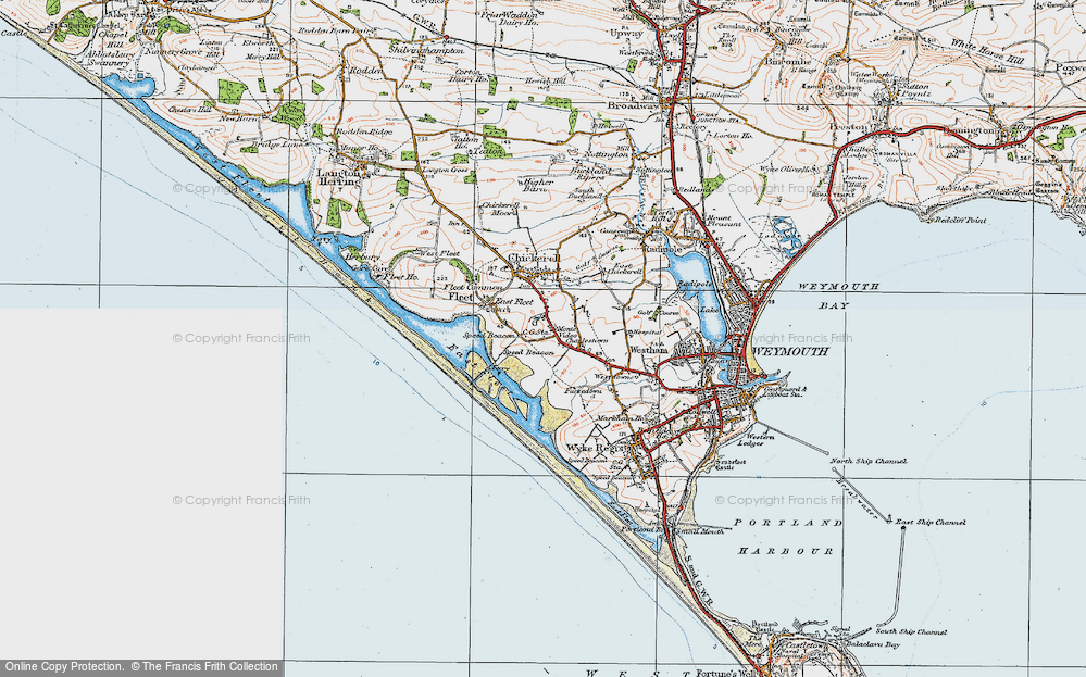 Old Map of Charlestown, 1919 in 1919