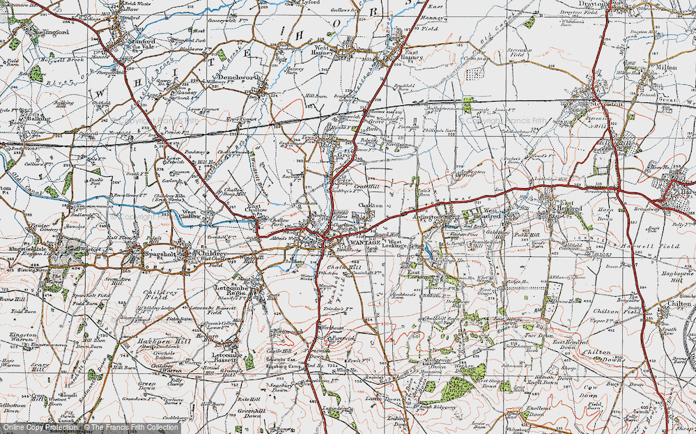 Old Map of Charlton, 1919 in 1919