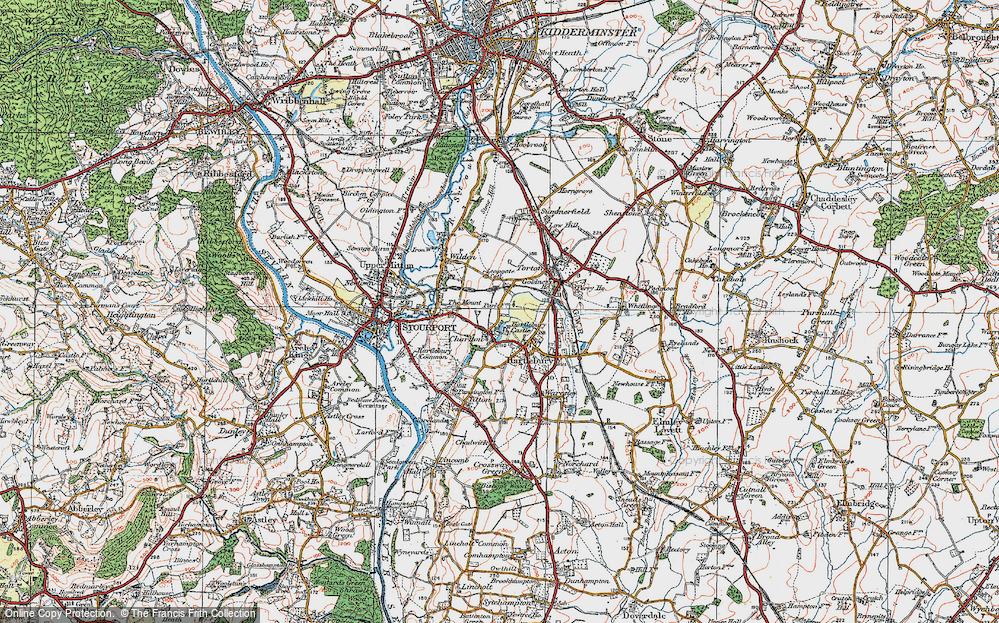 Old Map of Charlton, 1920 in 1920