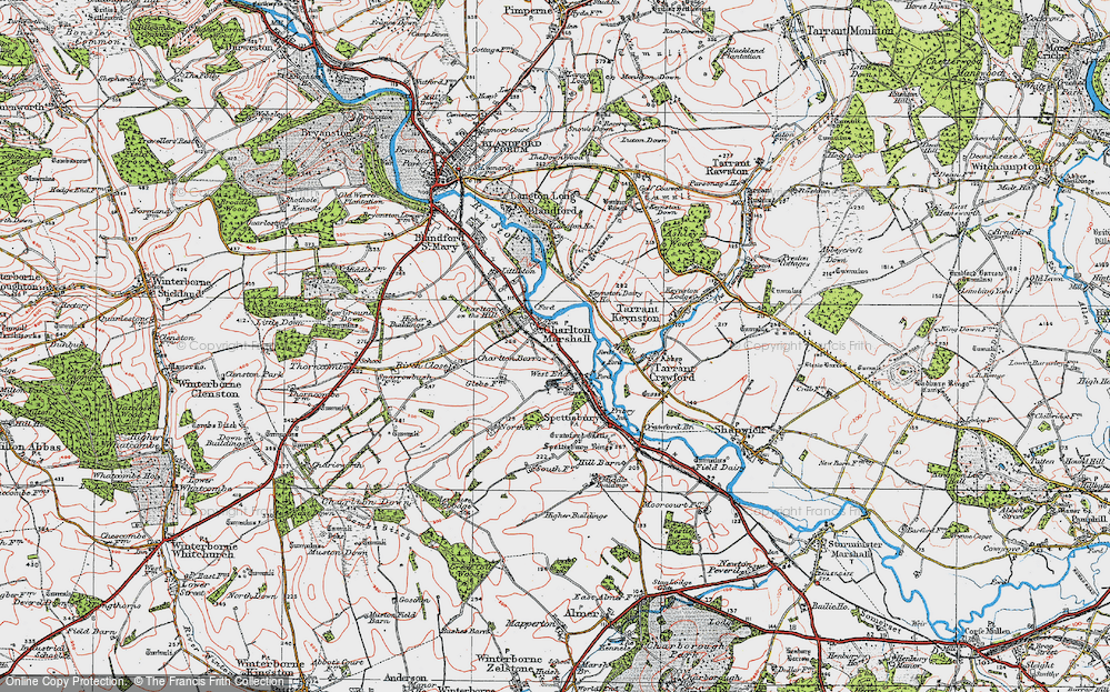 Old Maps of Charlton Marshall, Dorset - Francis Frith