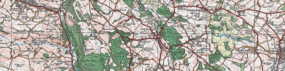Old map of Charltonbrook in 1924