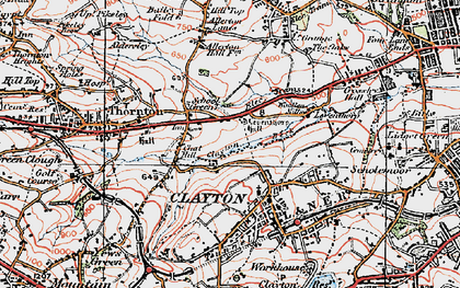 Old map of Chat Hill in 1925