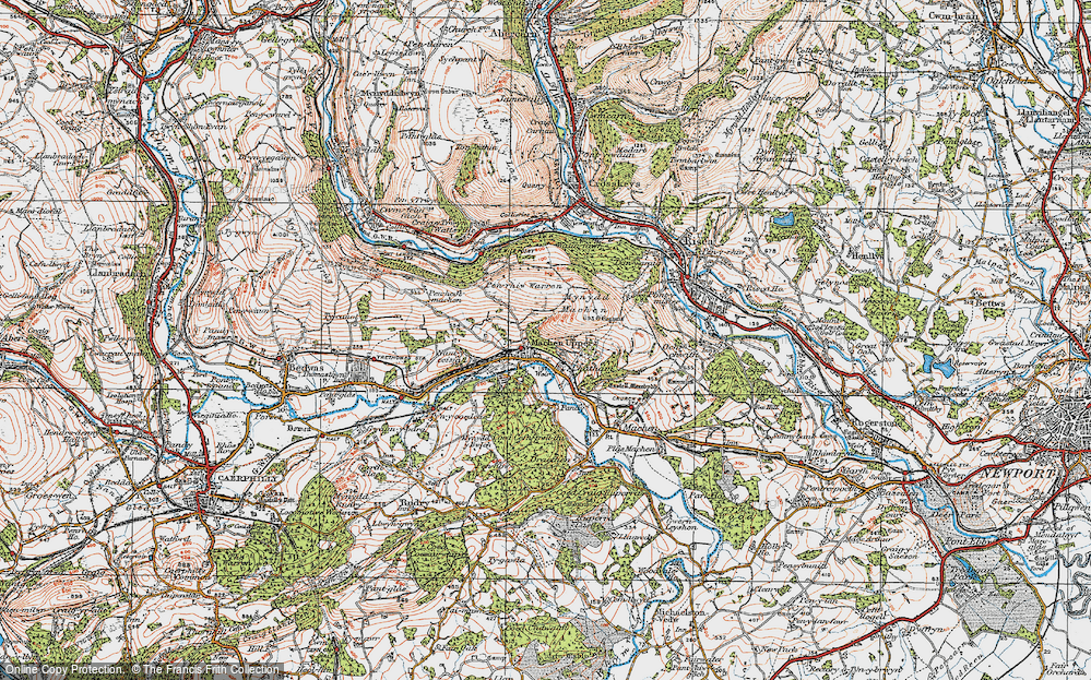 Old Map of Chatham, 1919 in 1919