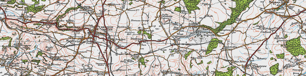 Old map of Chelynch in 1919