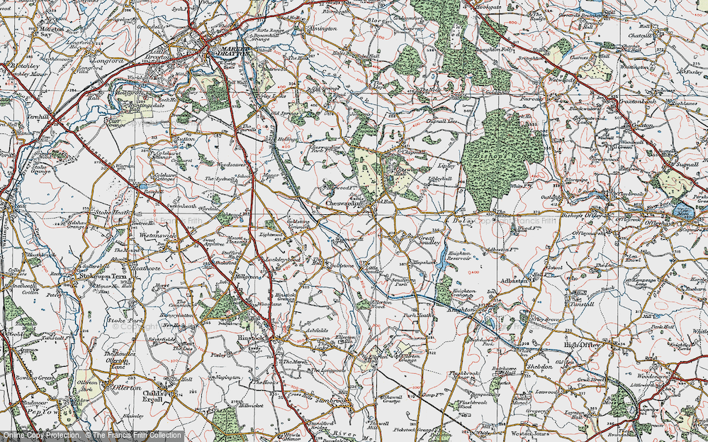 Cheswardine, 1921