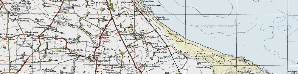 Old map of Windmill Hill in 1926
