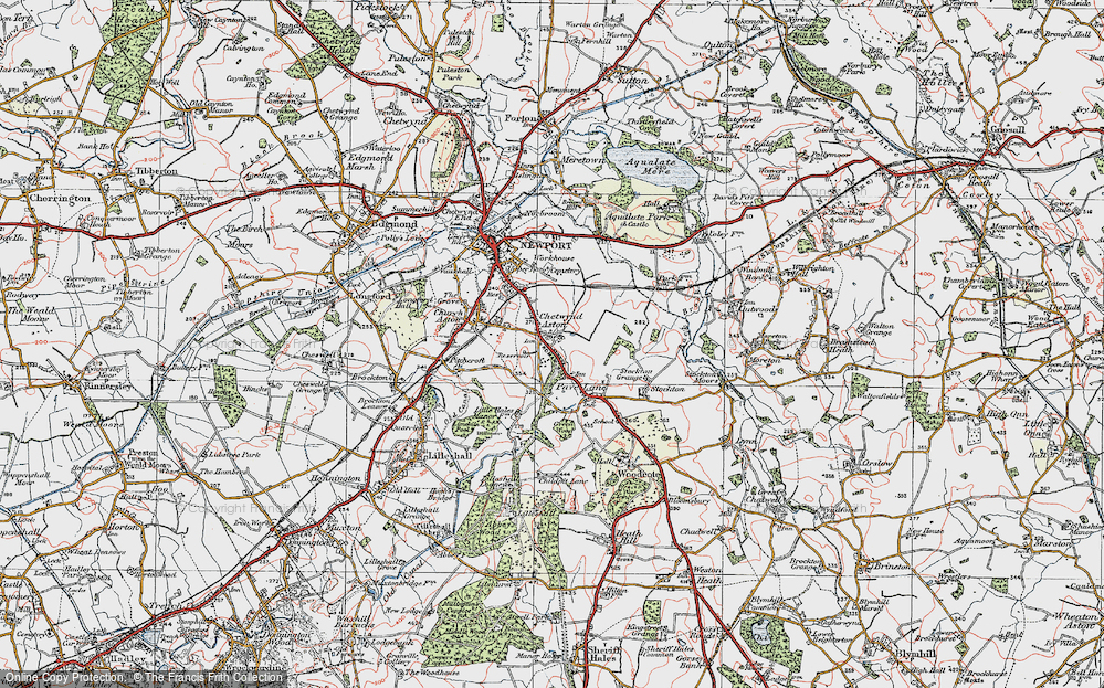 Chetwynd Aston, 1921