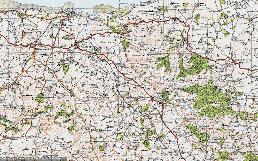 Old Map of Chilcombe, 1919 in 1919