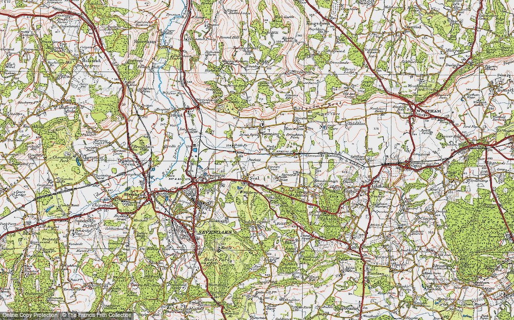 Old Map of Childsbridge, 1920 in 1920