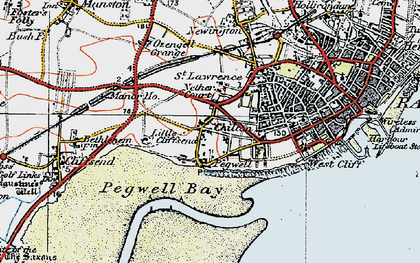 Old map of Chilton in 1920