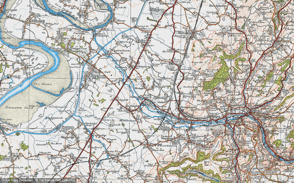Old Map of Chipmans Platt, 1919 in 1919