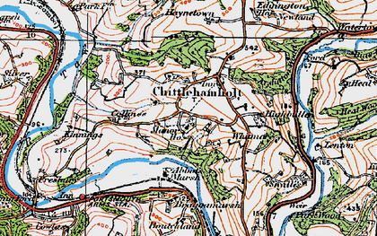 Old map of Abbot's Marsh in 1919