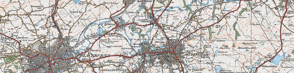 Old map of Church in 1924