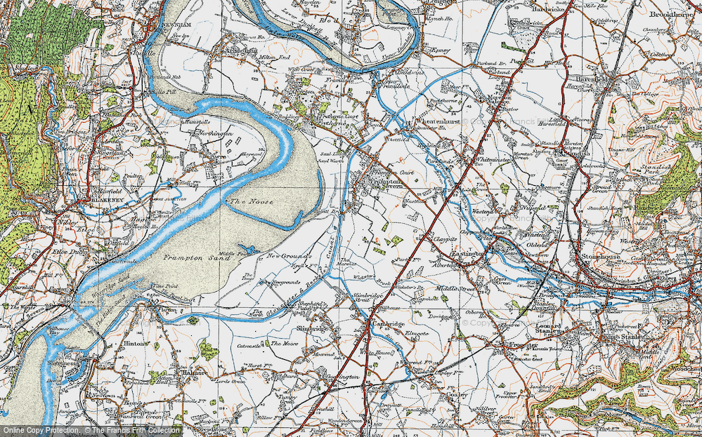 Old Map of Church End, 1919 in 1919