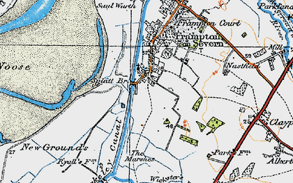 Old map of Splatt Br in 1919