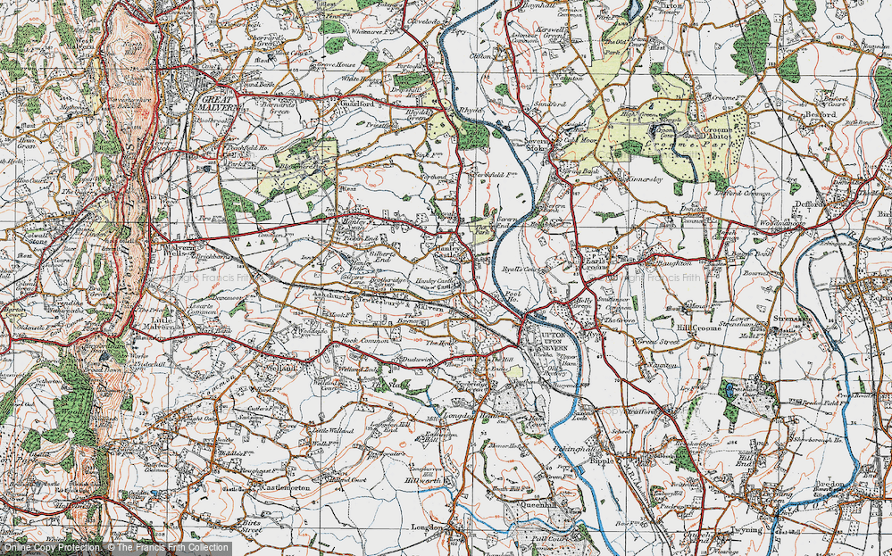 Old Map of Church End, 1920 in 1920
