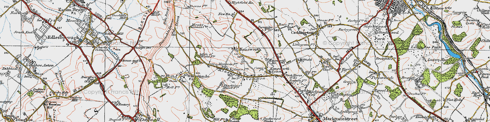 Old map of Kensworth Ho in 1920